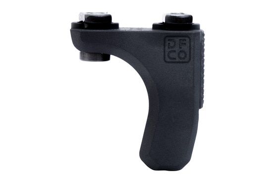 Die Free Co textured black M-LOK handstop.